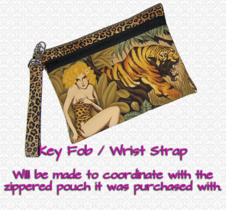 Myka Jelina Lucy Steampunk zippered pouch wristlet travel bag,