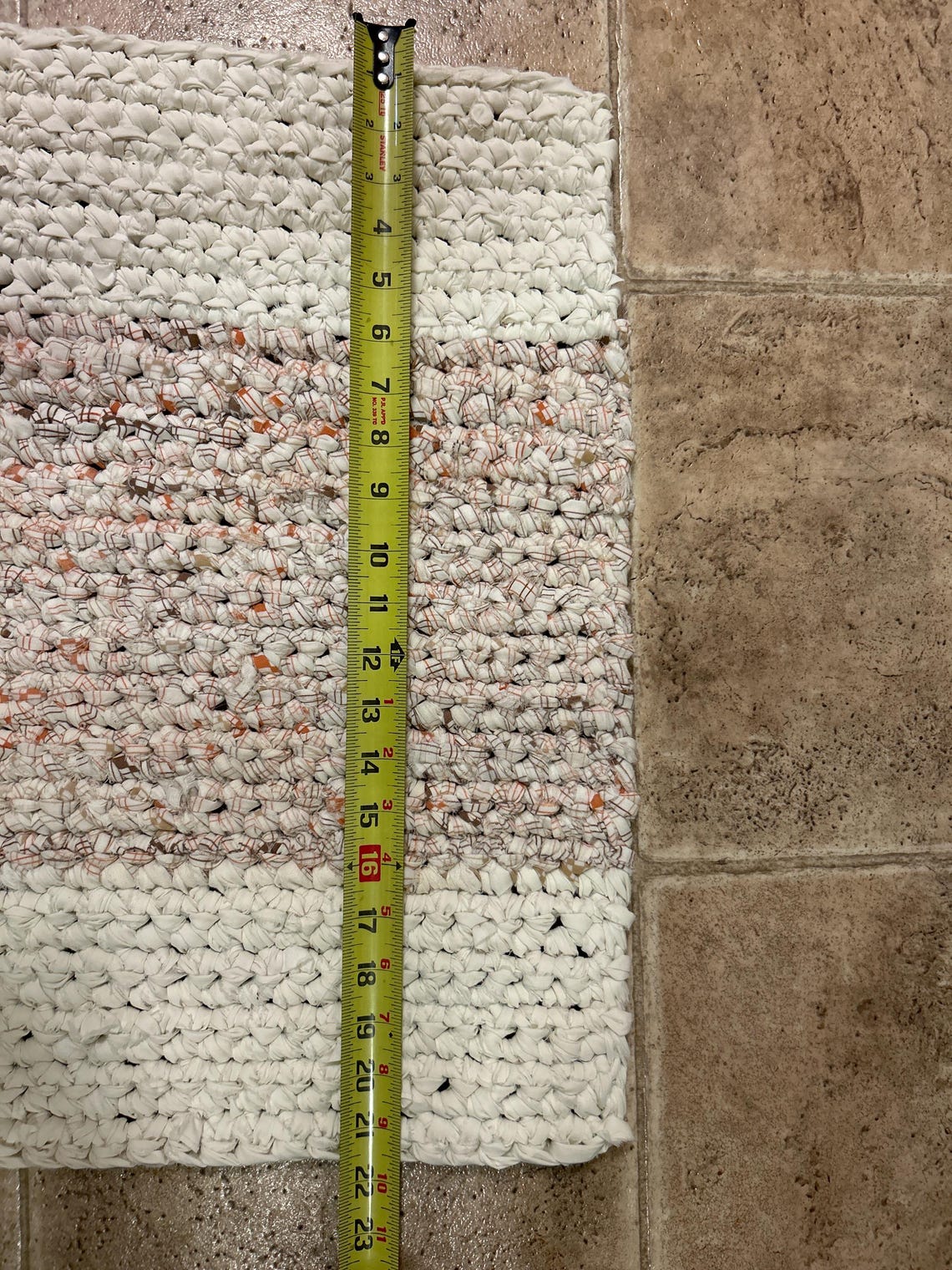 Upcycled Crochet Rug - Etsy