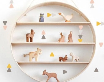 Triangle Wall Decals - Triangle Wall Sticker , Scandinavian Nursery Decor, Wall Decor, Geometric Wall Decals, Triangle Wall Stickers h11