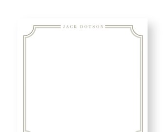 Personalized Border Notepad | Custom Executive Name Notepad | BF-6