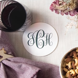 Create Your Own Customized Letterpress Coasters Great for parties and weddings image 1
