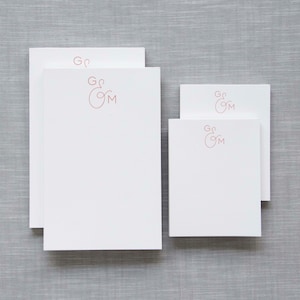 Personalized Combo Notepad | Custom COMBO SET Monogram or Name Notepads