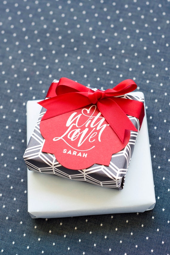 Personalized Gift Tags Design T282 Custom Gift Tag Etsy