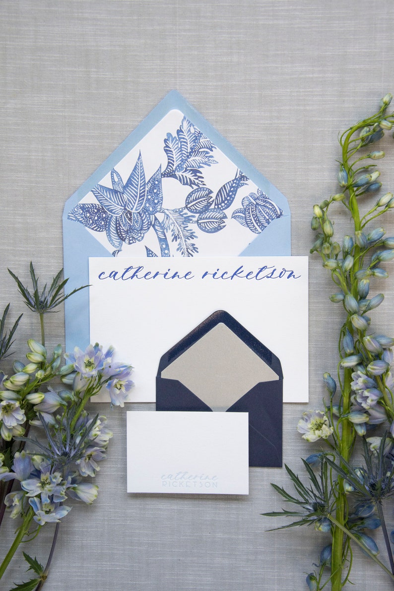 Create Your Own Letterpress Note Card Custom Notes and Etsy