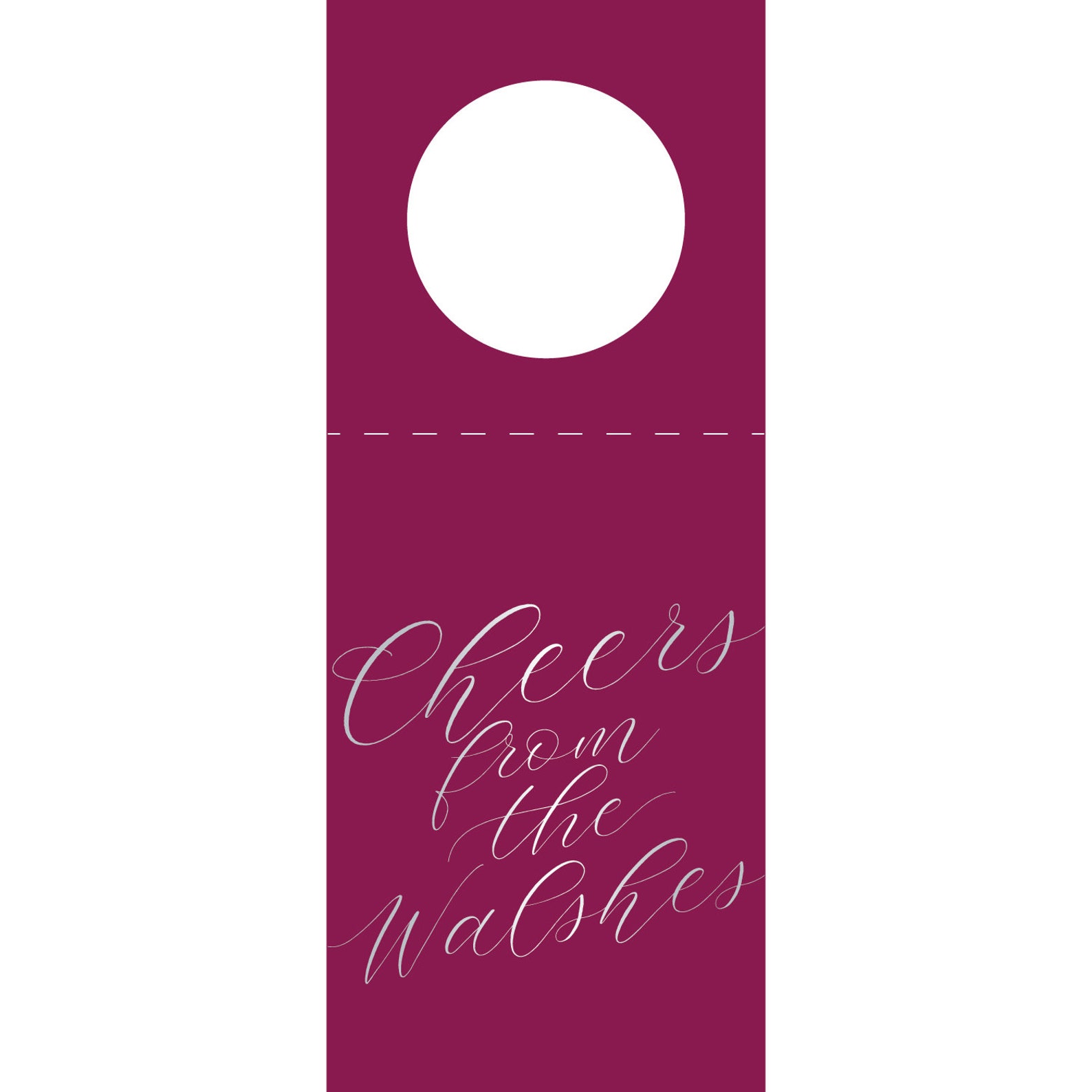 Personalized Wine Tags Design WT370 Custom Cheers Bottle Etsy