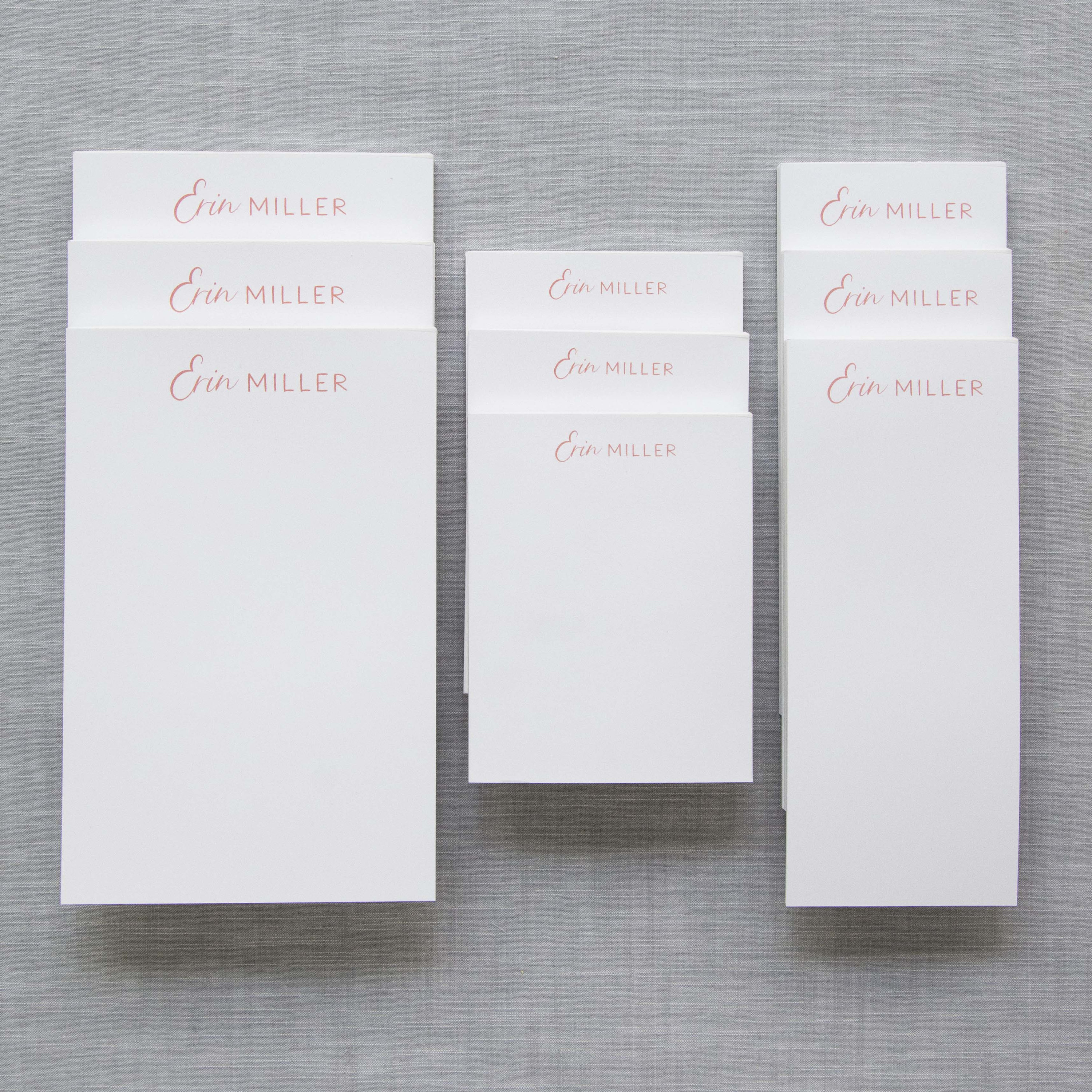 Personalized Combo Notepad | Custom COMBO SET Monogram or Name Notepads ...