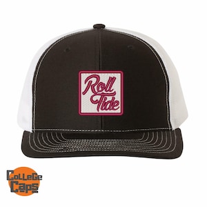 Gorra con parche de Alabama / Gorra con parche de Richardson 112 / Gorra con parche de Roll Tide / Gorra de la Universidad de Alabama / Gorra de Bama / Gorra de Tailgate / Gorra de estadio