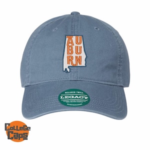Kastanienbraune Zustand Design / Auburn State Design / Kappe / War Eagle / Auburn Tigers / Universitätskappe / Partyhut / Schwesternkappe / Tailgate Hut