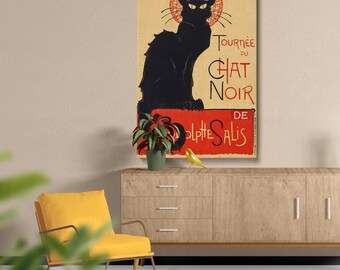 Le Chat Noir Classic Art Nouveau Poster - Etsy