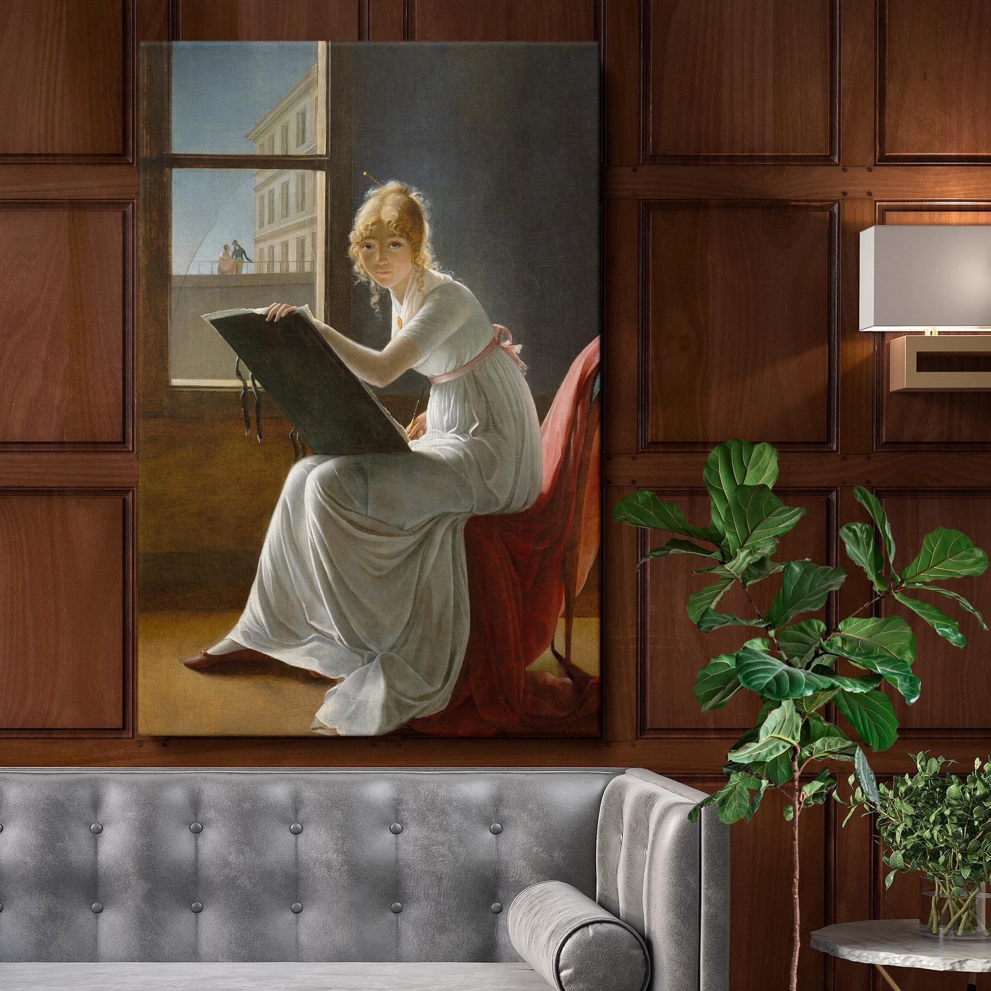 Marie Joséphine Charlotte Du Val D'ognes Framed Canvas Print