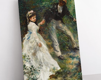 Pierre Auguste Renoir - La Promenade | Museum Quality 3D Oil