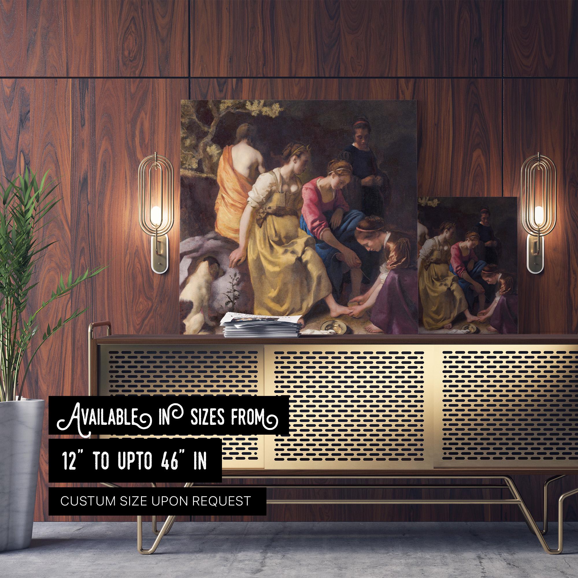 ヨハネス・フェルメール「ダイアナと妖精たち」オランダ黄金時代