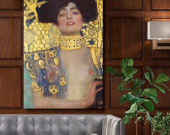 グスタフ・クリムト、ユディト II (サロメ) 1909年、リネン キャンバス