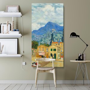 Van Gogh Yellow House Canvas Wall Art - Iconic Impressionist Masterpiece, Stunning Decor for Cozy Bedroom or Creative Office Spaces