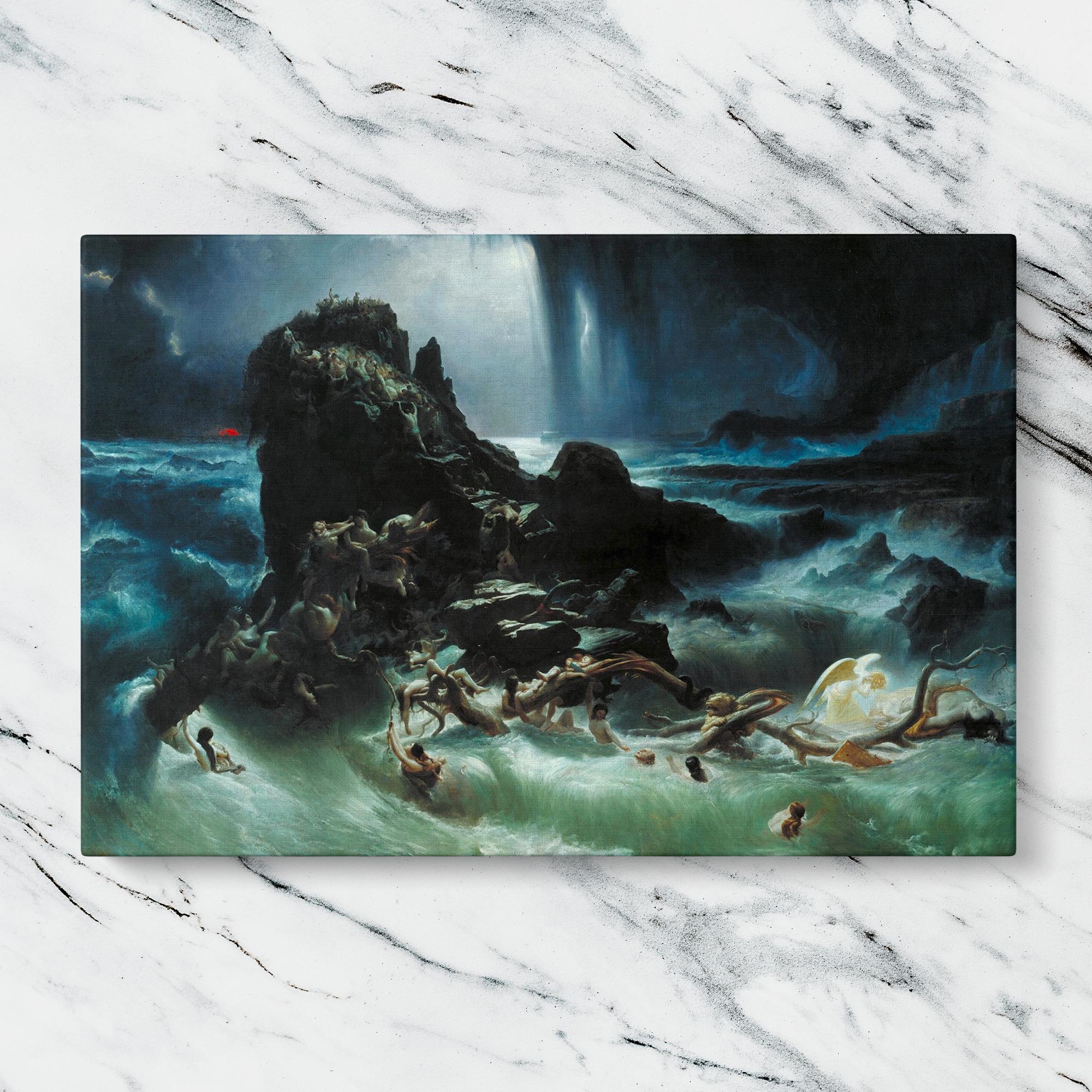 Francis Danby the Deluge Canvas Wall Art Print Romantic Biblical