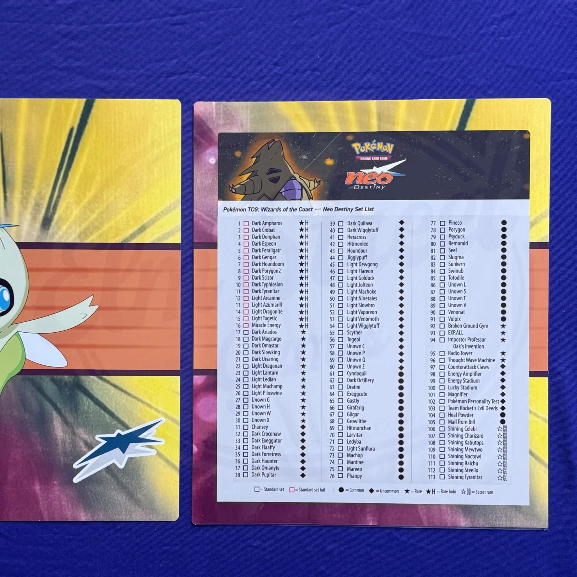 Neo Destiny Pokemon Card Binder Shiny Card Collection Album - Etsy Neo Destiny Pokemon Card Binder Shiny Card Collection Album - Etsy