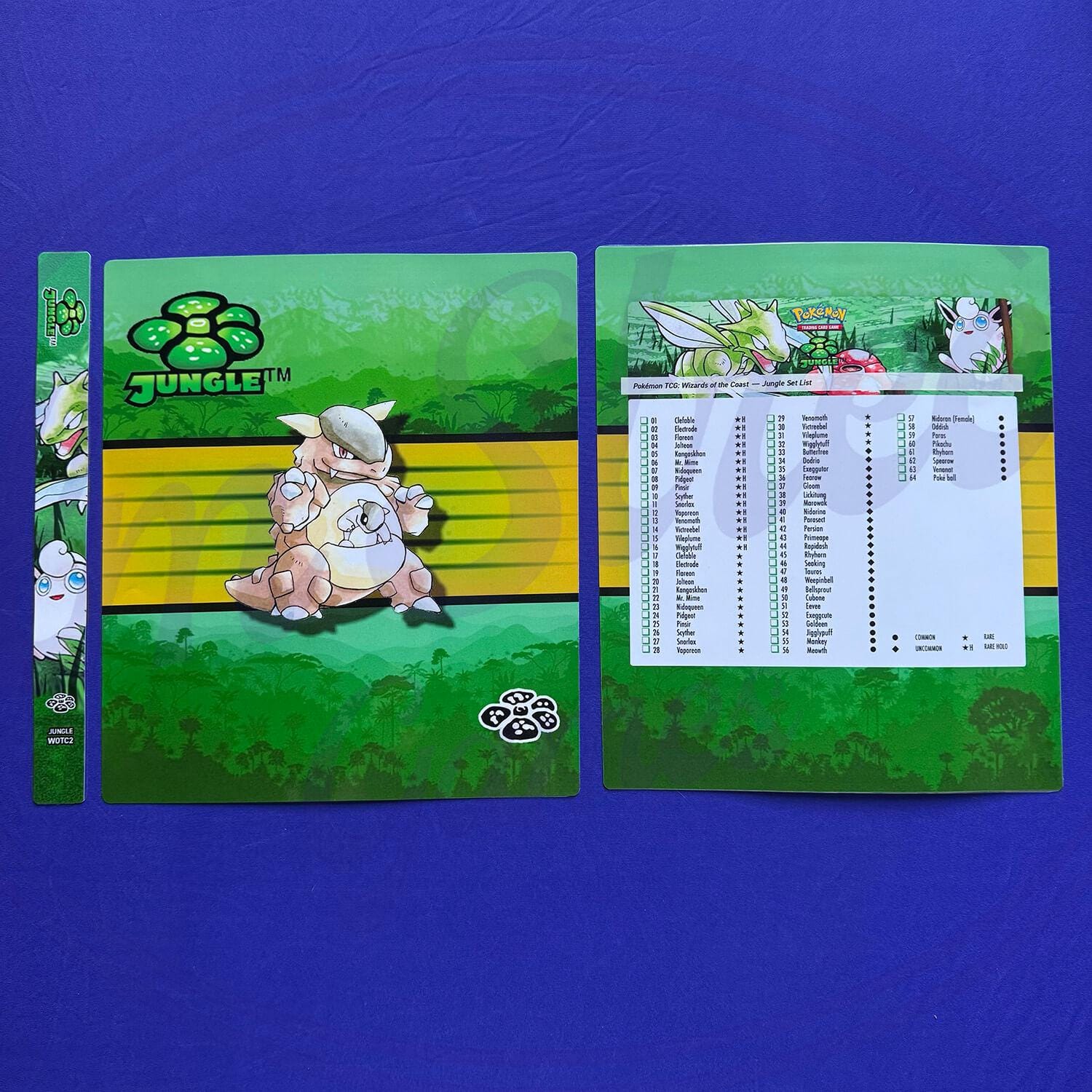 Pokmon Jungle Set Card Binder  Classic TCG Design - Etsy