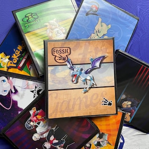 Fossil Set Pokémon Card Binder - Arte TCG icônica de Pokémon fóssil - Um favorito dos colecionadores para feriados ou aniversários