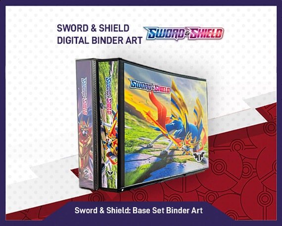 Base Set 1.5" Binder Cover Sword & Shield Series Pokemon Custom Digital  Binder Artwork SWSH01 - Etsy