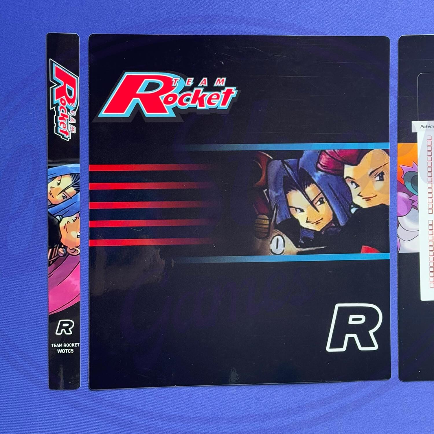 team rocket pokemon card binder Vintage Team Rocket Pokémon Binder Art Digital Download