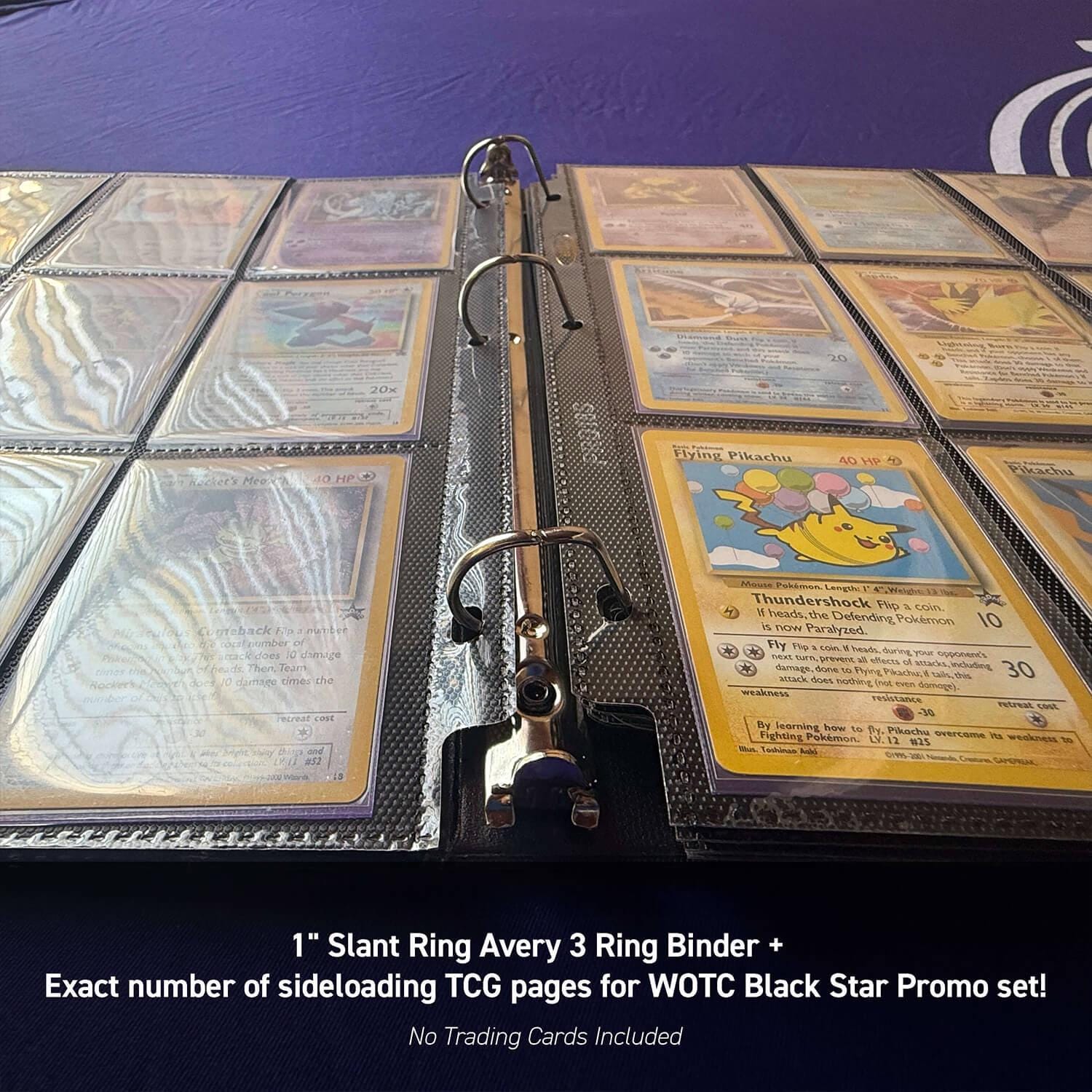Black Star Promo Pokmon Card Binder - Collector's Album - Etsy