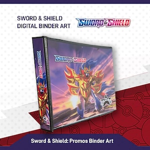Black Star-promoties 1,5" map hoes Sword & Shield promotionele kaartserie Pokemon aangepaste digitale map artwork SWSH