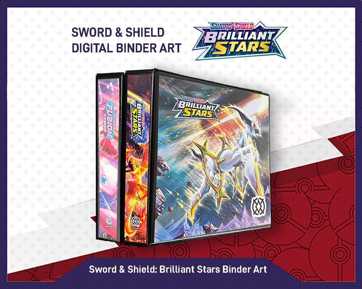 Brilliant Stars 1.5" Binder Cover Sword & Shield Series Pokemon Custom Digital Binder Artwork SWSH09 - Etsy Brilliant Stars 1.5" Binder Cover Sword & Shield Series Pokemon Custom Digital Binder Artwork SWSH09 - Etsy