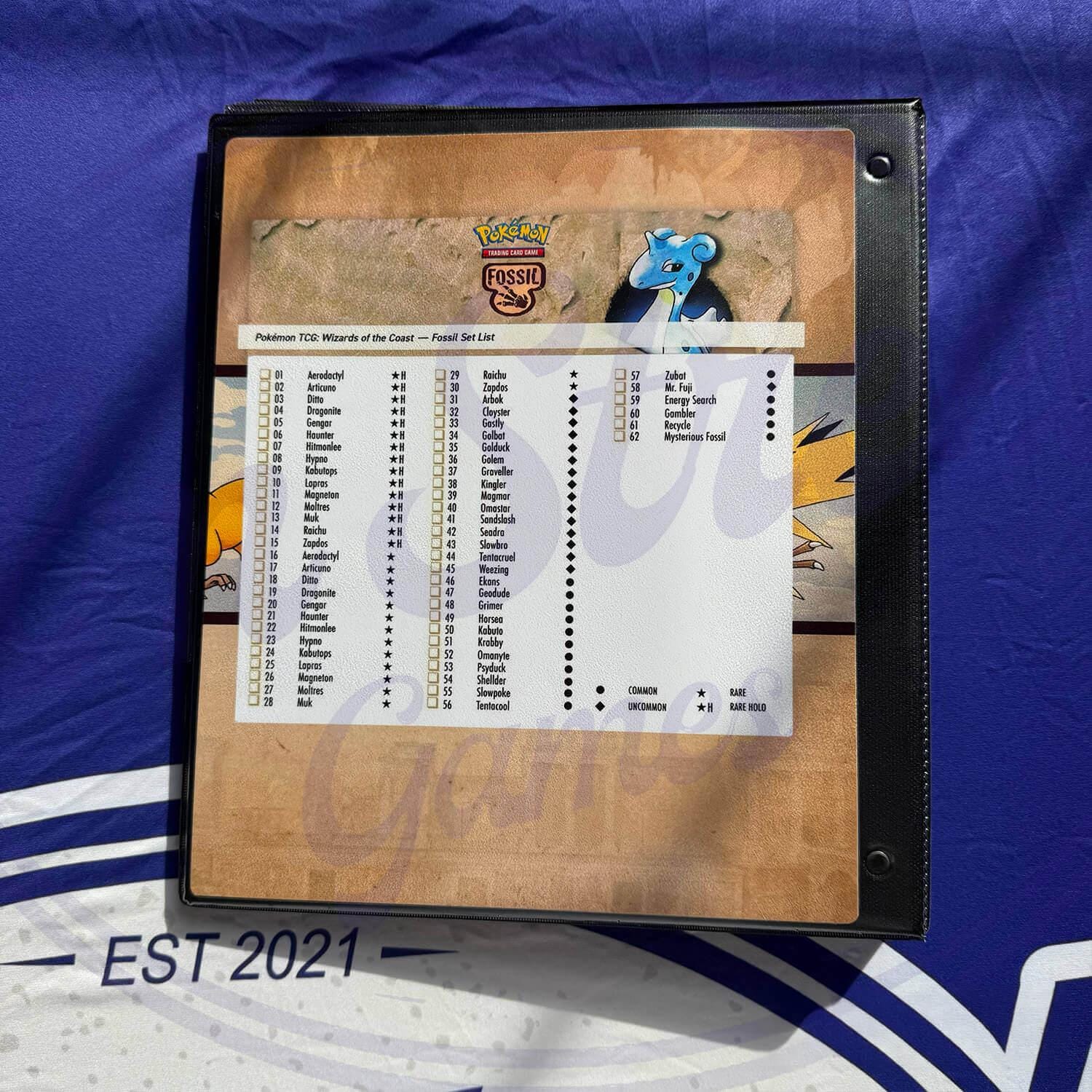 fossil set pokemon cards list 1st Edition Fossil (62/62) Complete Set 1999 main image 1