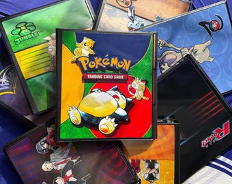 Vintage Pokmon Base Set Card Binder Collector's Organizer Vintage Pokmon Base Set Card Binder Collector's Organizer