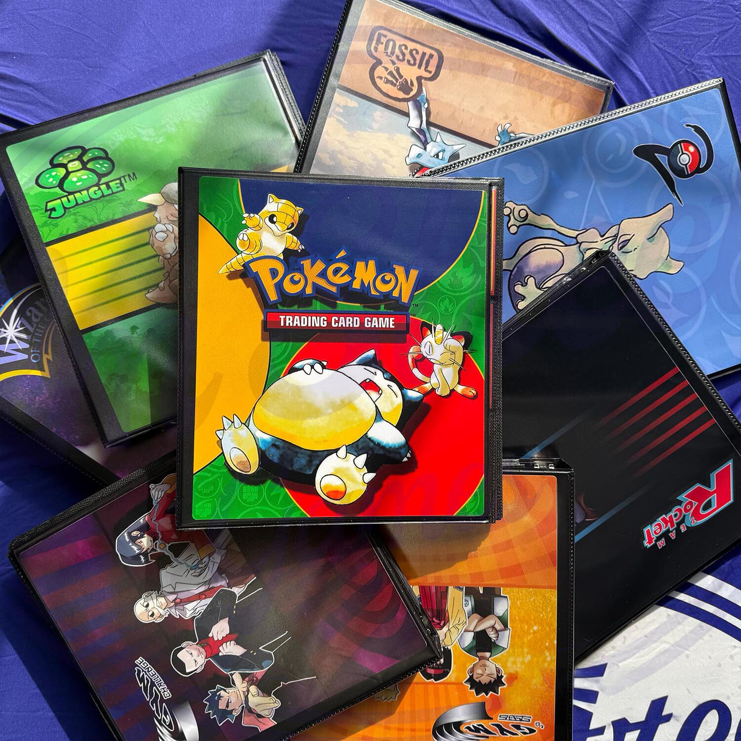 ポケモンカードゲーム Pokemon Card Collection Binder Base set Vintage Pokémon Base Set Card Binder – Collector's Organizer - Etsy