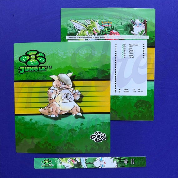 Vintage Jungle Set Pokmon Binder Art Digital Download - Etsy