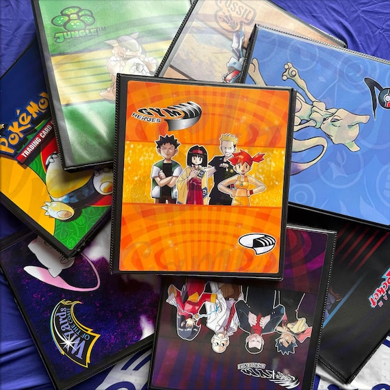 Gym Heroes Pokmon Card Binder  Vintage TCG Organizer - Etsy