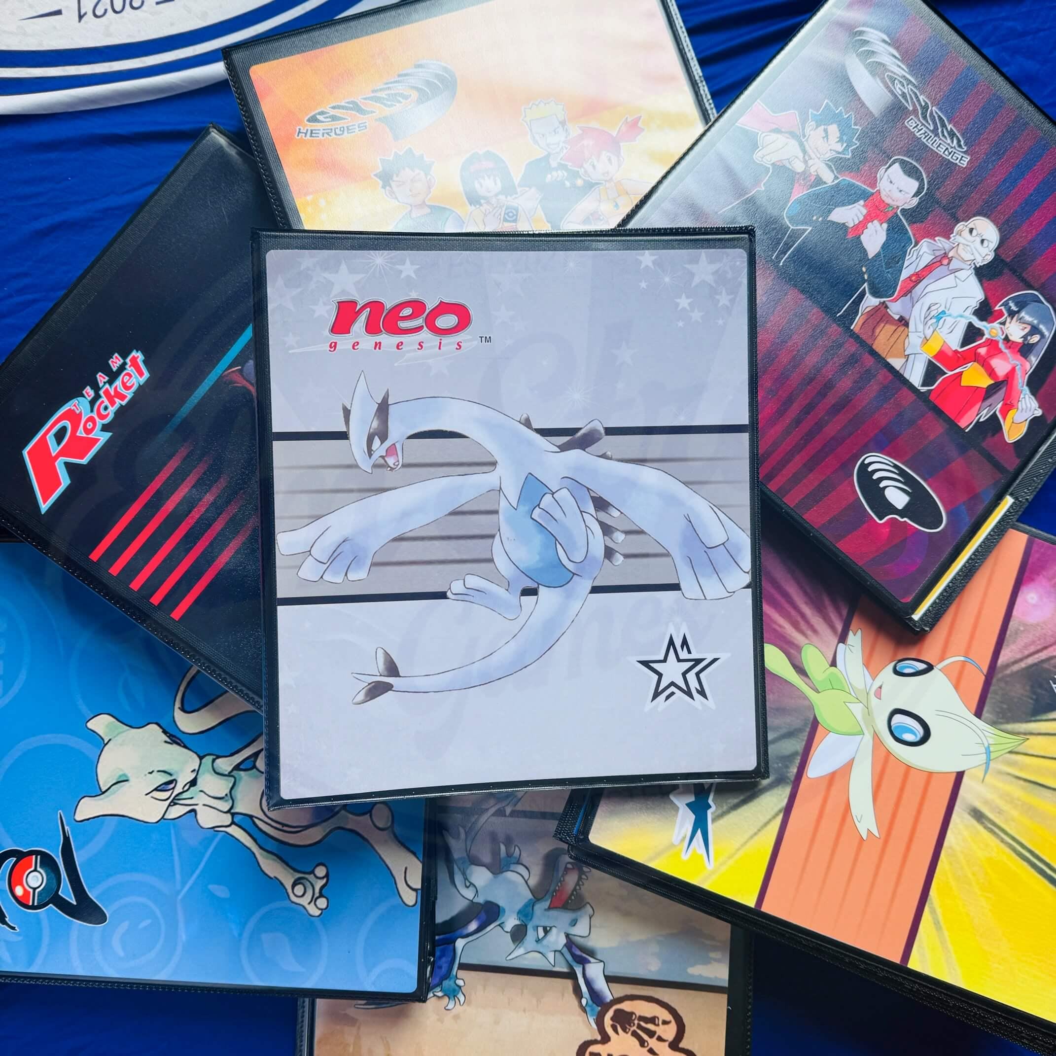 Neo Genesis Pokemon Card Binder  Lugia TCG Album - Etsy