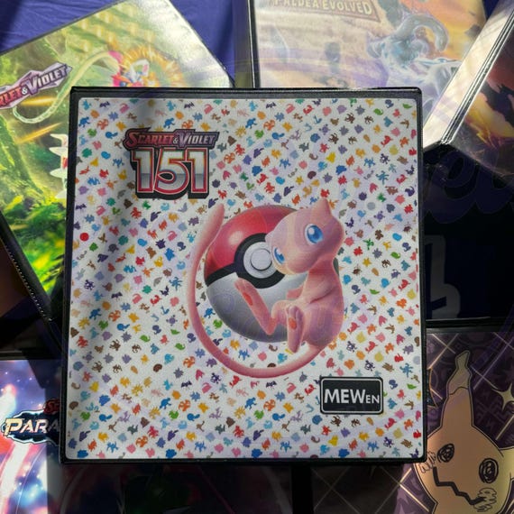 Pokémon 151 Card Binder – Kanto Artwork, TCG Collector's Album - Etsy