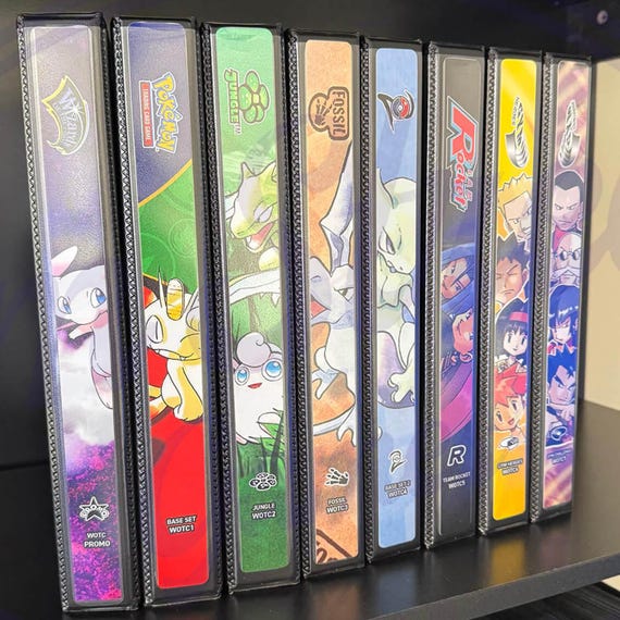 Team Rocket Pokmon Card Binder - Vintage TCG Collector Album - Etsy Team Rocket Pokmon Card Binder - Vintage TCG Collector Album - Etsy