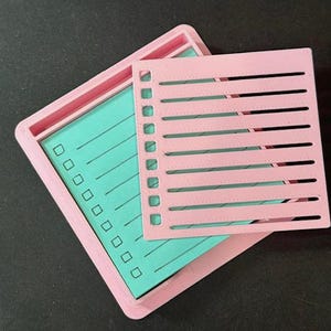 Sticky Note Holder with Stencil