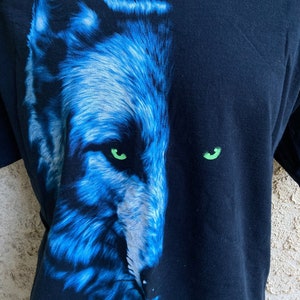 Halloween Werewolf Wolf Wolfman Cotton Graphic Tee T-shirt XL
