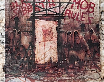 BLACK SABBATH MOB RULES レコード LP Black Sabbath – Mob Rules – Vinyl (LP, Album, Reissue), 1984