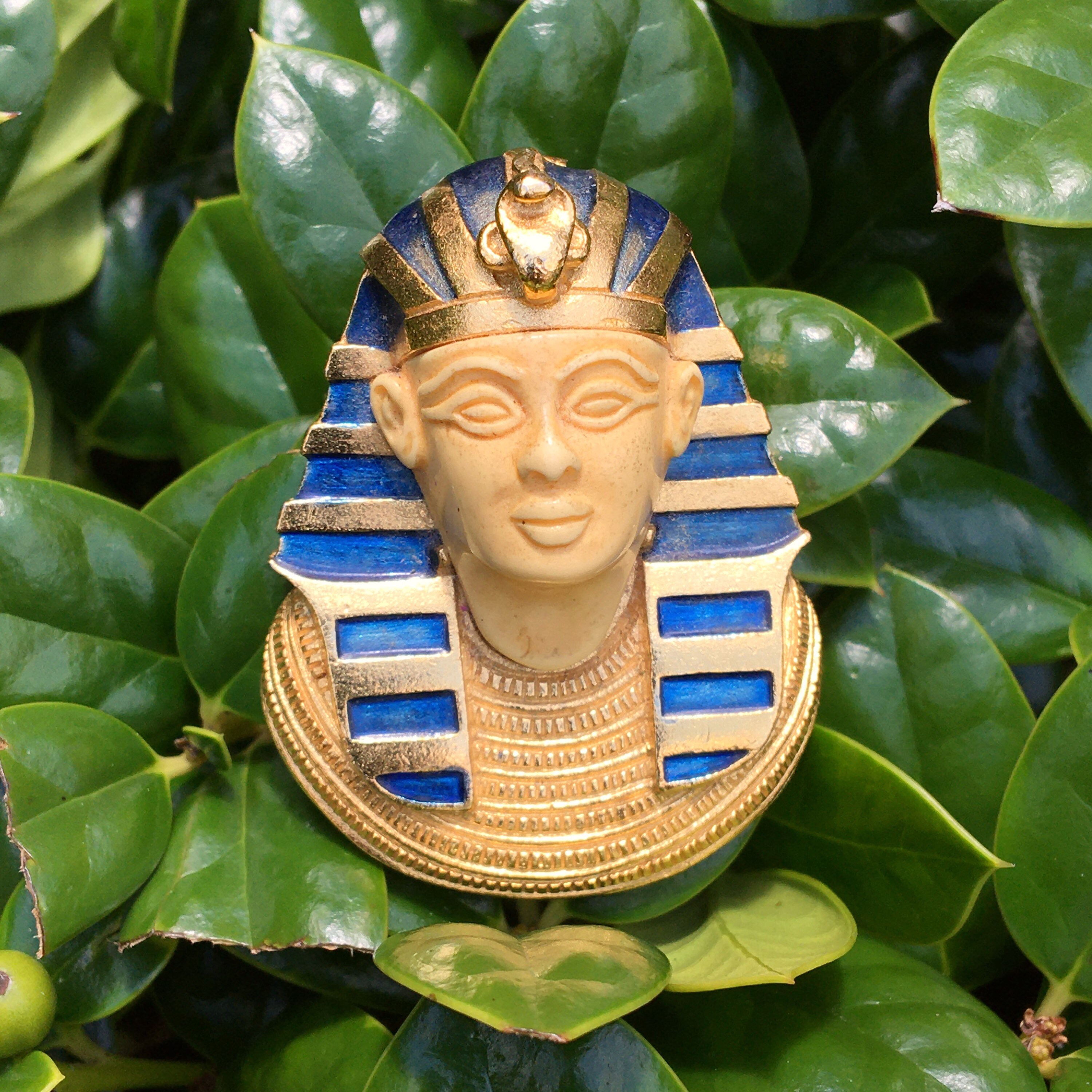 Rare 1990 Jay Lane KJL Egyptian Revival Pharaoh Pin Etsy