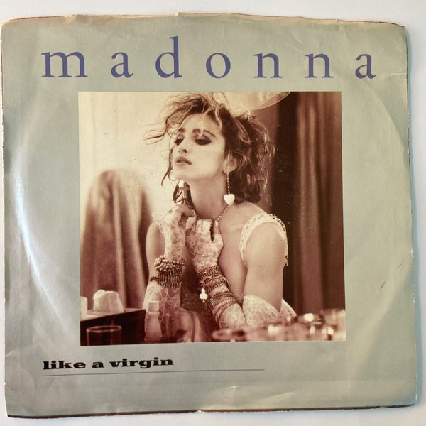 Madonna “Like A Virgin” 7” Vinyl Single / B-side “Stay”