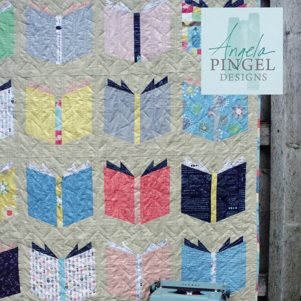 Book Nerd Quilt Kit Etsy
