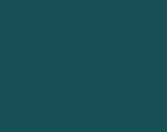 Sold by the Half Yard - Painter's Palette Solid in Teal by Paintbrush Studio