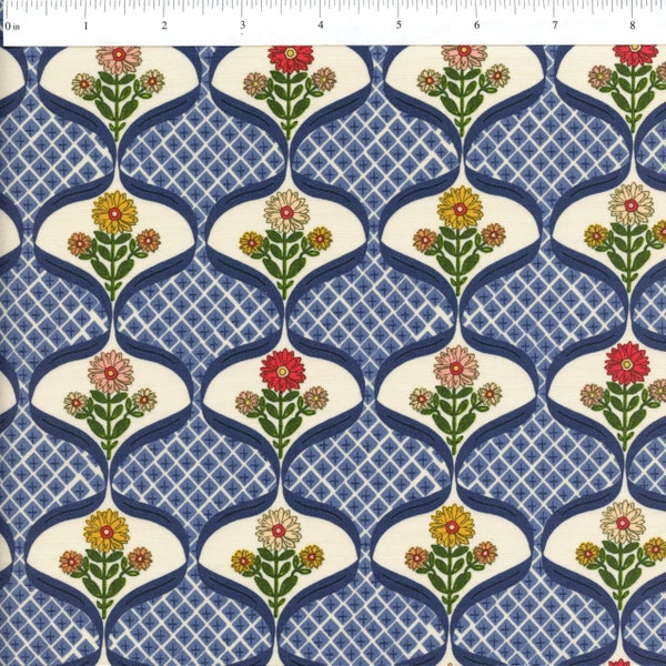 Sold by the Half Yard - The Flower Fields Joyful Homage by Maureen Cracknell for Art Gallery Fabrics