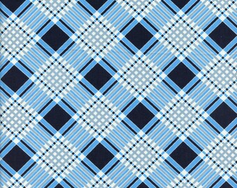 SALE - End of Bolt - Strawberry Friends Plaid in Altitude by Kim Kight - Last 26 Inches