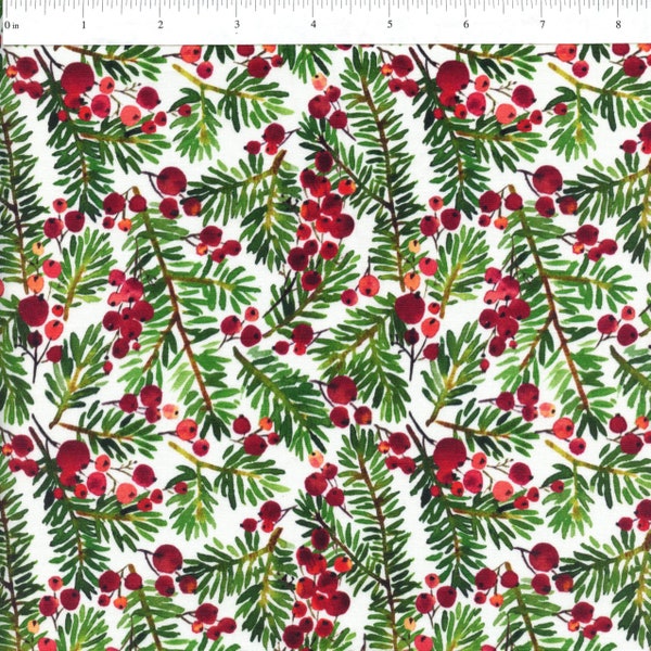Sold by the Half Yard - A Year of Art Winter Twigs by ITB Studio for In the Beginning Fabrics