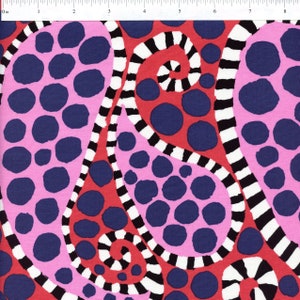 Paisley Dot in Black and White by Brandon Mably/Kaffe Fassett Collective for Free Spirit Fabrics - Sold in Half Yard Increments