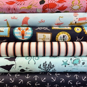 Seafarer Fat Quarter Bundle par Faye Guanipa pour Dear Stella Designs 6 Fat Quarters image 2