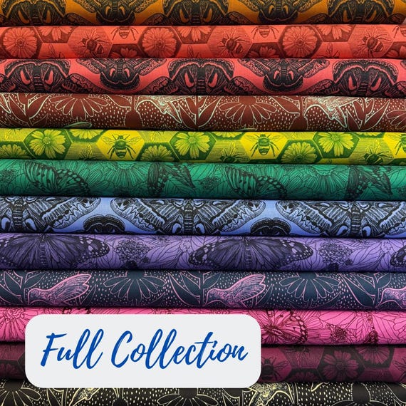 Indelible Ink Fat Quarter Bundle by Anna Maria Textiles - 12 Fat Quarters - Full Collection!