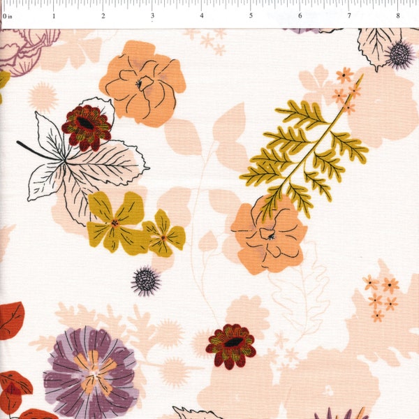 Sold by the Half Yard - Maple Main in Blush by Gabrielle Neil Design for Riley Blake Designs