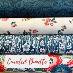 Arthur&#39;s Garden Collection 2 Fat Quarter Bundle by Liberty Fabrics for Riley Blake Designs - 4 Fat Quarters